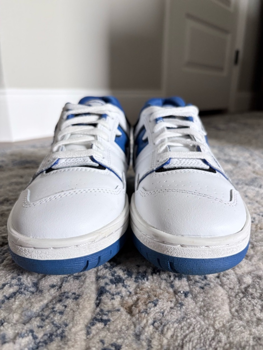 New Balance 550 White Team Royal Blue Sneakers Men 6.5 Women 8 - Picture 4 of 10